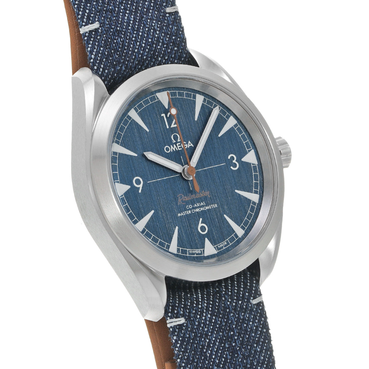 Seamaster Railmaster Co-Axial Master Chronometer 220.12.40.20.03.001 Blue OMEGA Men's [New]