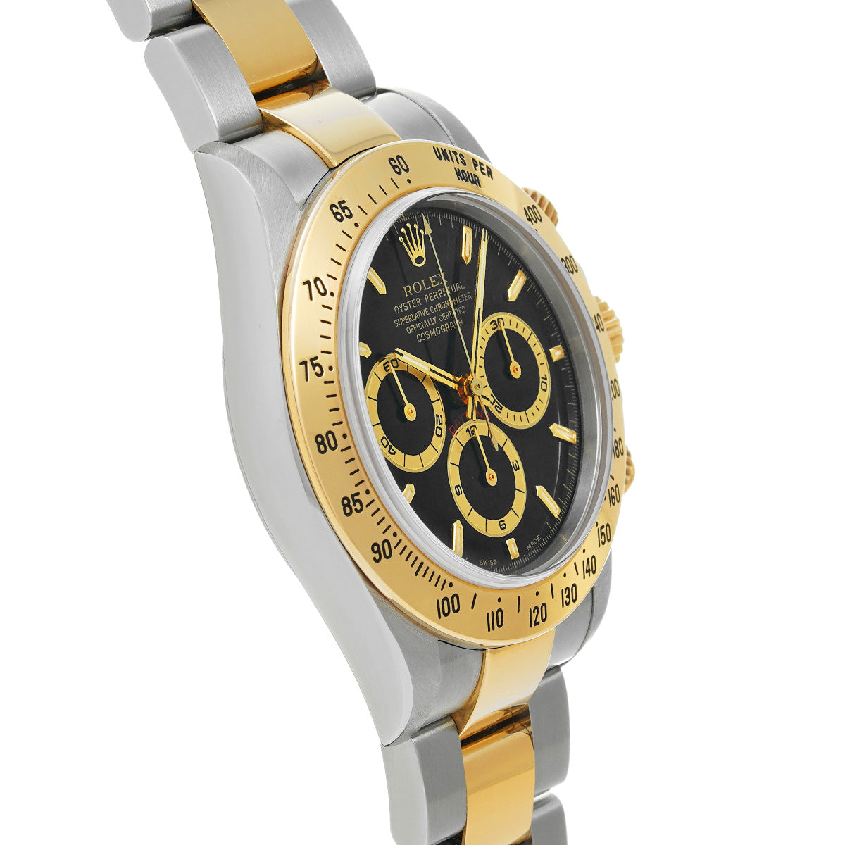 Cosmograph Daytona 16523 A (manufactured circa 1999) Black ROLEX Men's [Pre-Owned].