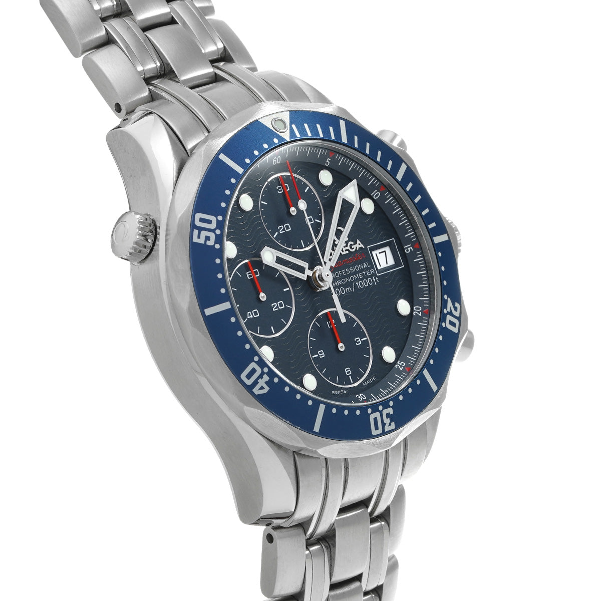 Seamaster Diver 300 Chronograph 2225.80 Blue OMEGA Men's [Pre-Owned].