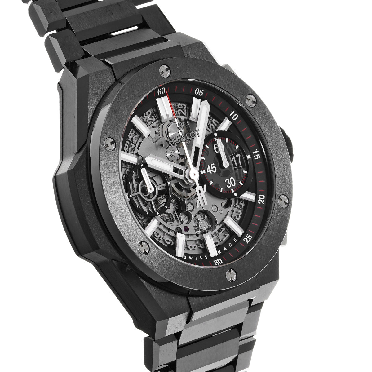 Big Bang Integrated Black Magic 451.CX.1170.CX Black Skeleton HUBLOT Men's [Pre-Owned].