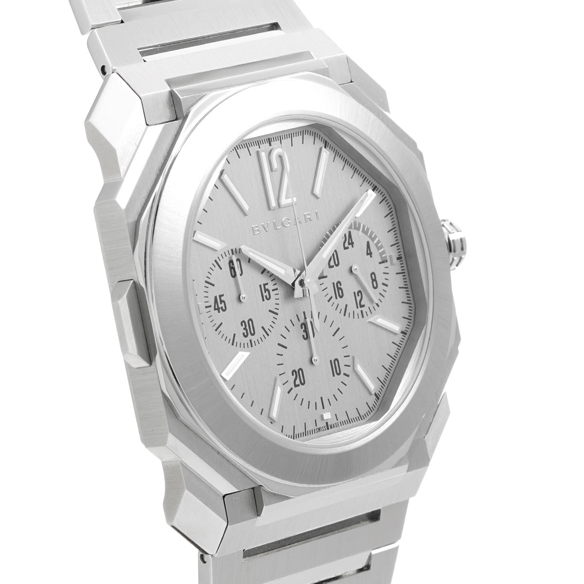 Octo Finissimo Chronograph BGO43SXT Silver BVLGARI Men's [Pre-Owned].