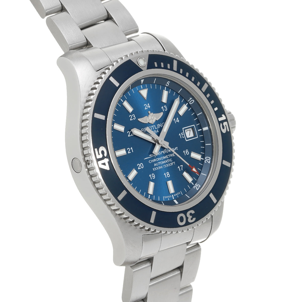 Super Ocean II 44 Japan Edition A17392D8/CA09 Blue BREITLING Men's [Pre-Owned].