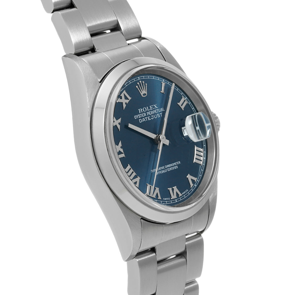 Datejust 16200 A (manufactured circa 1999) Blue ROLEX Men's [Pre-owned].