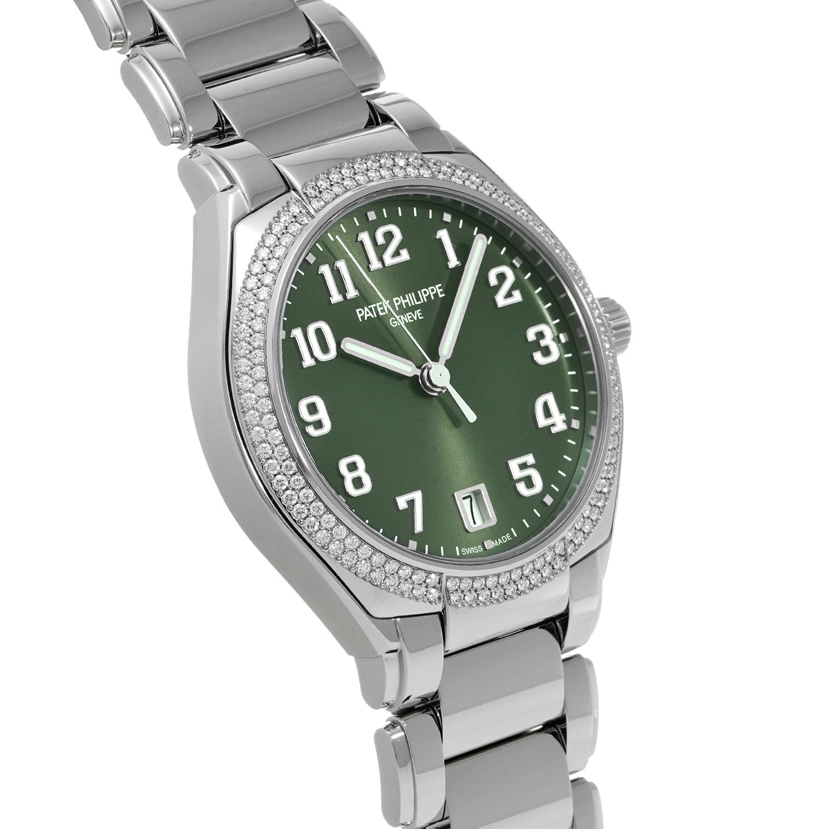 Twenty-4 7300/1200A-011 Olive Green Soleil PATEK PHILIPPE Ladies [Pre-Owned]