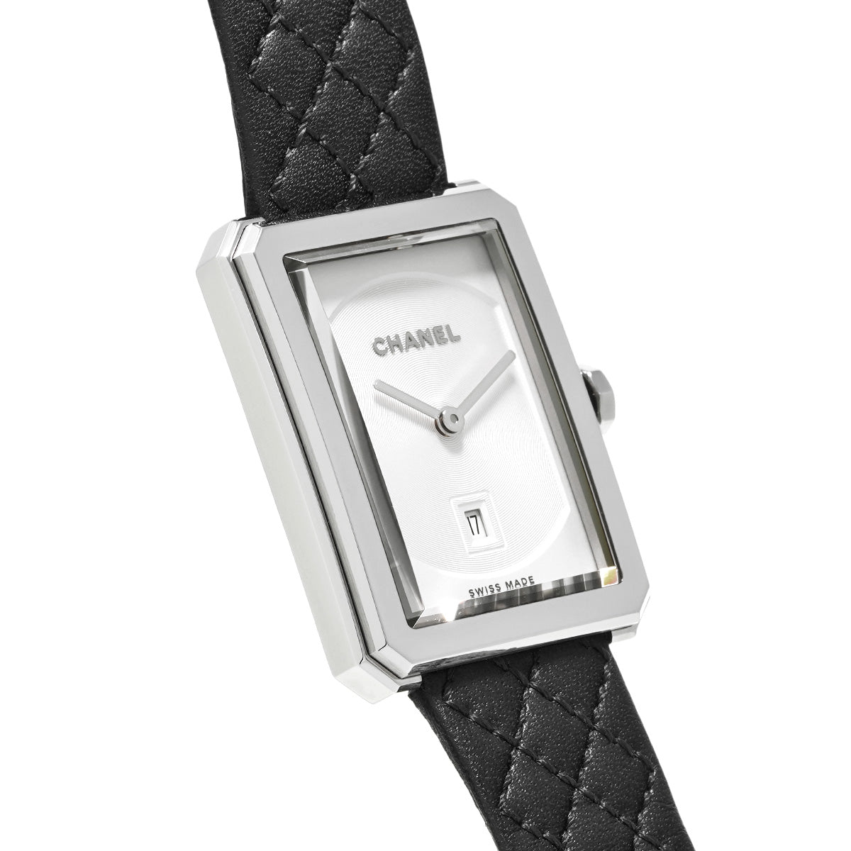 Boyfriend H6954 White CHANEL Ladies [Pre-owned].
