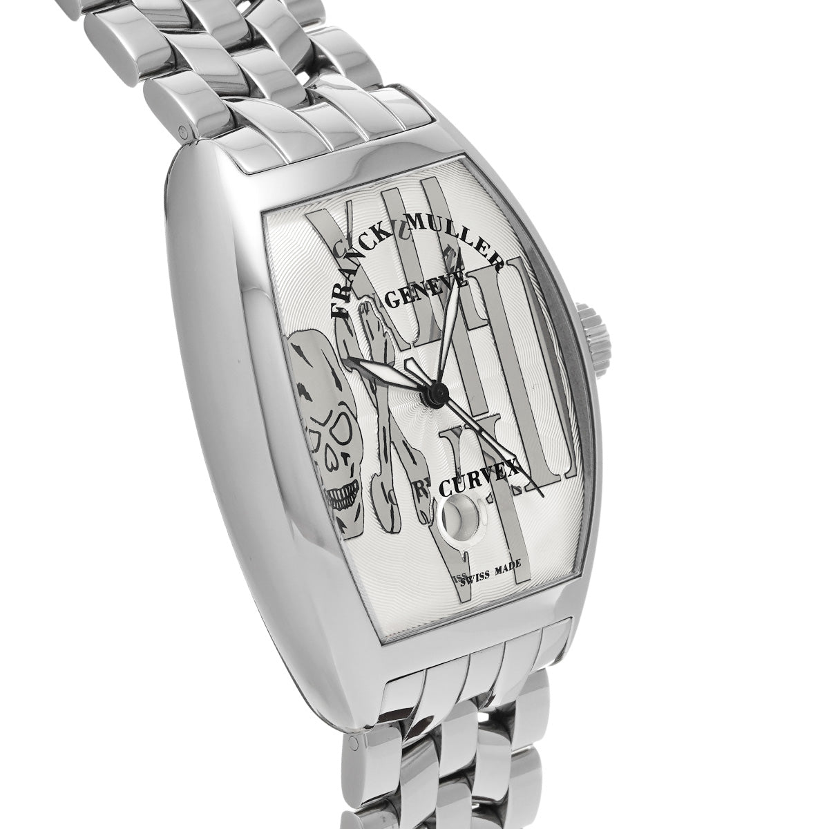 Tonneau Carvex Gothic Allonge 7880SCDTGOTHREL Silver FRANCK MULLER Men's [Pre-owned].