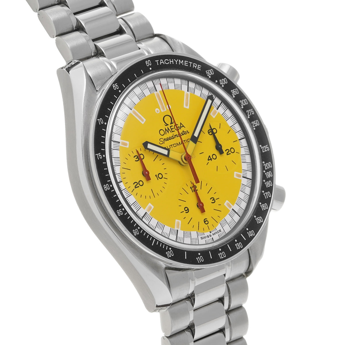 Speedmaster Racing Michael Schumacher 3510.12 Yellow OMEGA Men's [Pre-Owned].