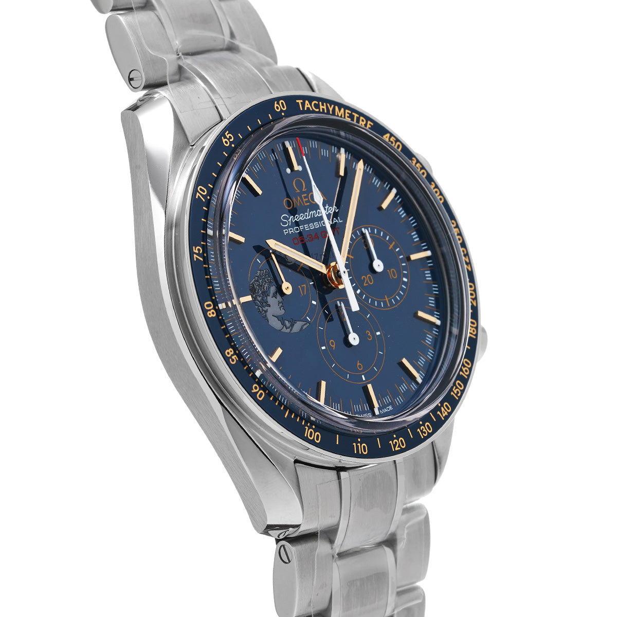 Speedmaster Moonwatch Professional Apollo 17 45th 311.30.42.30.03.001 Blue OMEGA Men's [Pre-Owned].