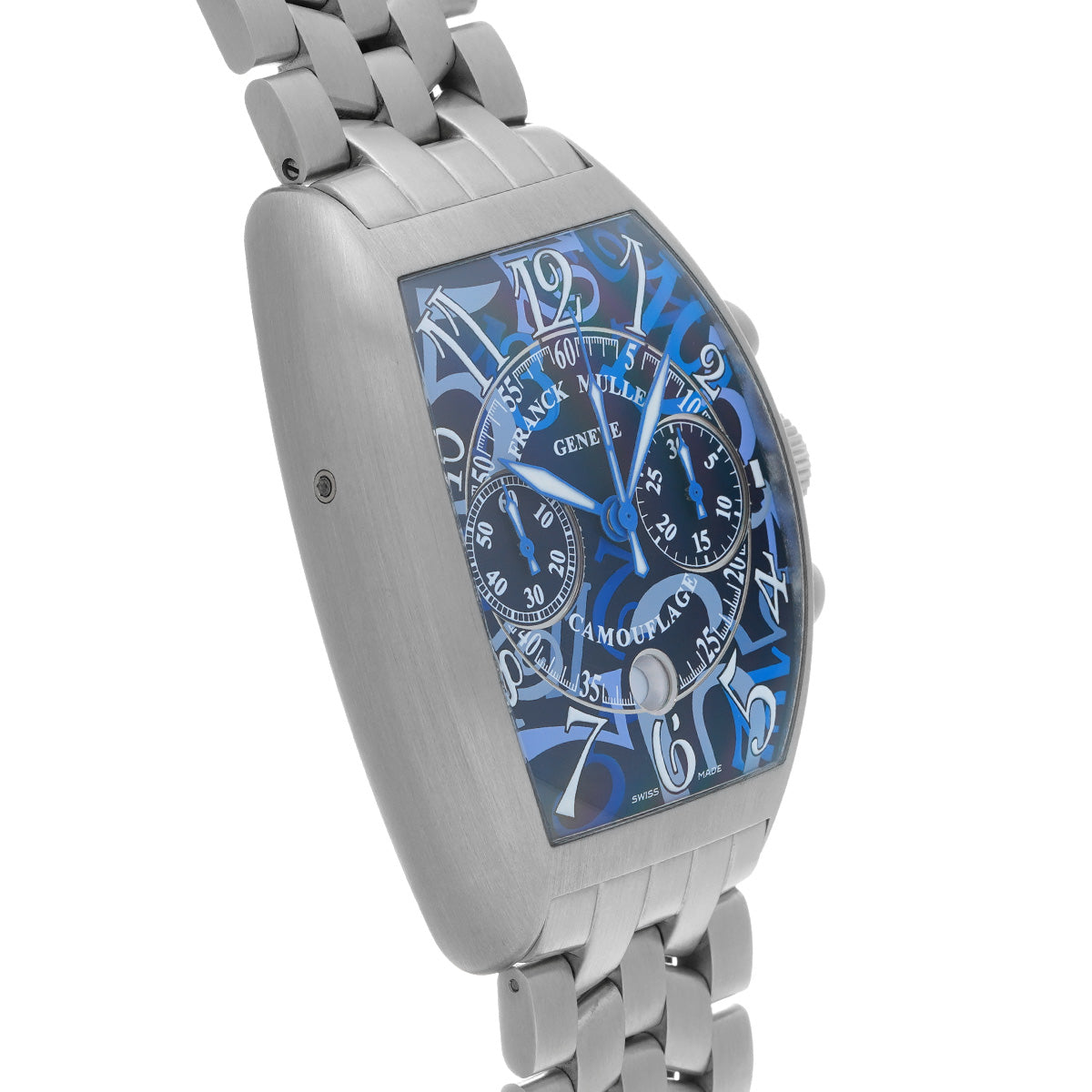 Casablanca Camouflage 8883CCCDTBR CAMOUFLAGE AC Blue FRANCK MULLER Men's [Pre-owned].