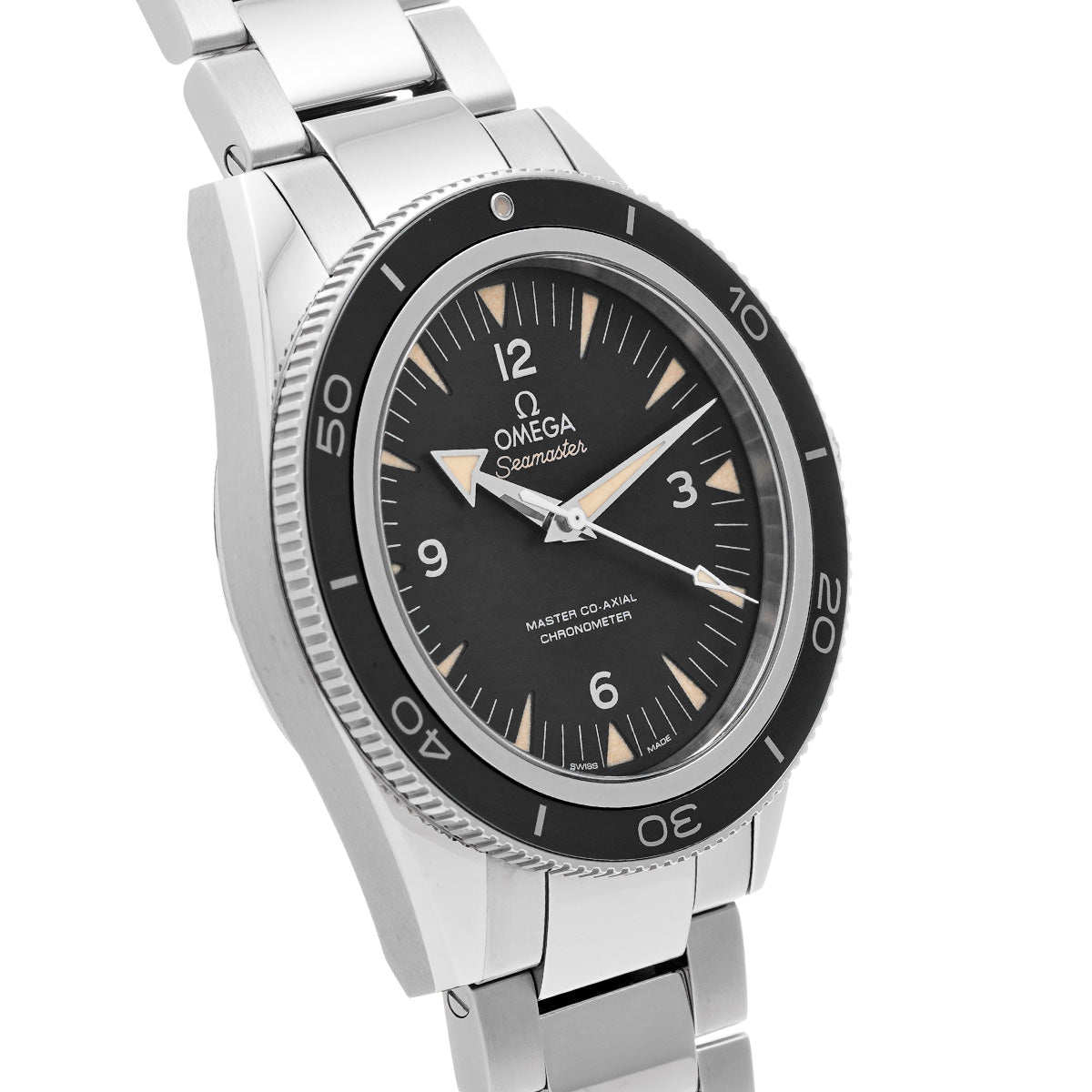 Seamaster 300 Master Co-Axial 233.30.41.21.01.001 Black OMEGA Men's [pre-owned].