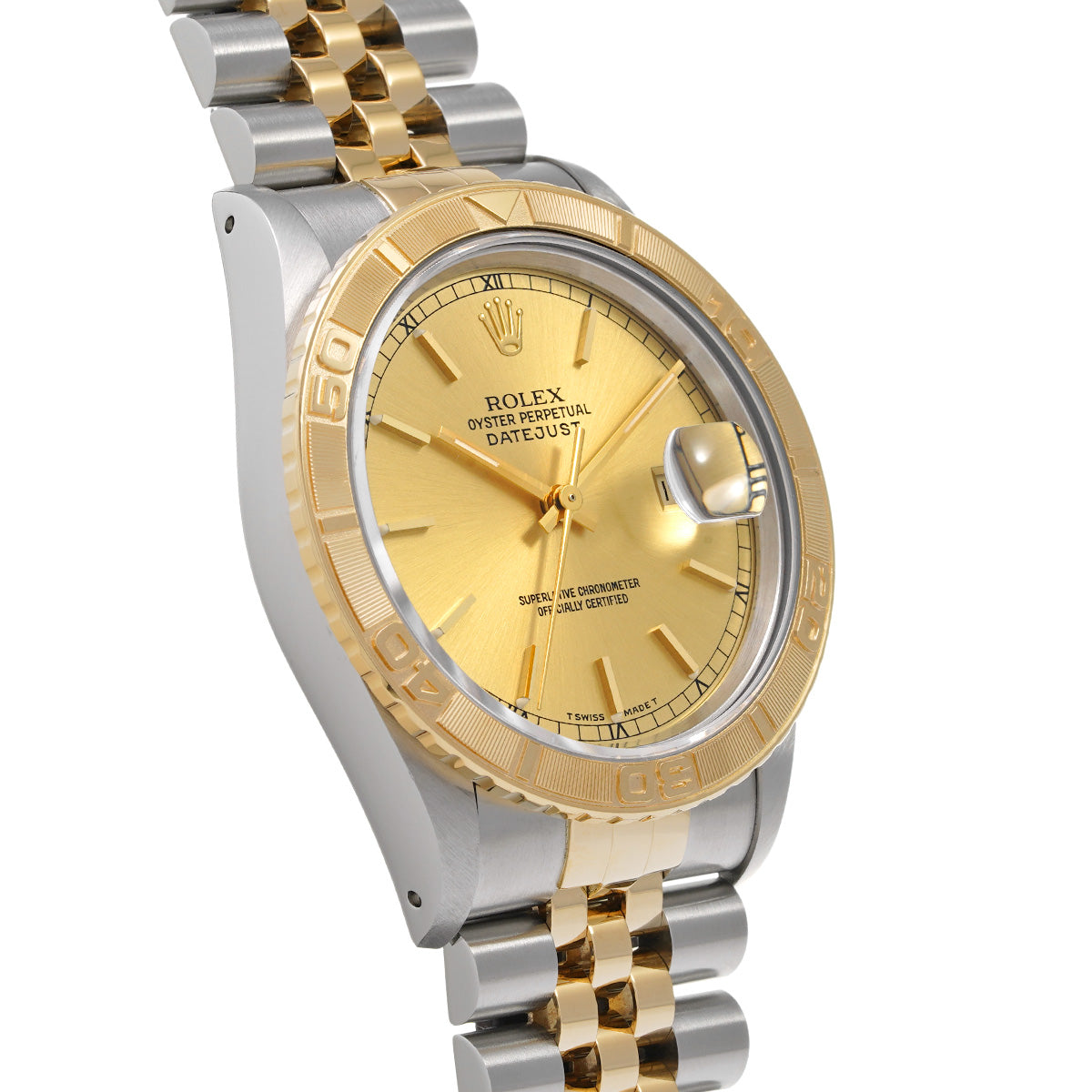 Datejust Thunderbird 16263 S (manufactured circa 1994) Champagne ROLEX Men's [Pre-Owned].