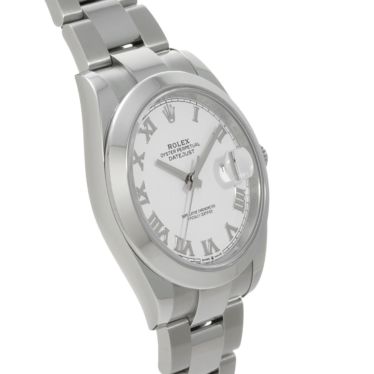 DATE JUST 41 126300 Random Serial White ROLEX Men's [Pre-owned].