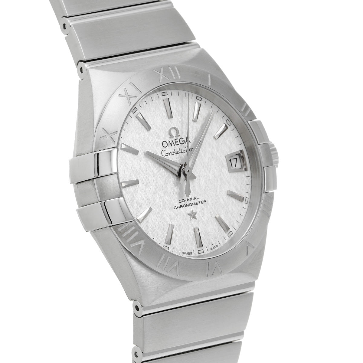 Constellation Co-Axial Chronometer 123.10.38.21.02.004 Silver OMEGA Men's [New].