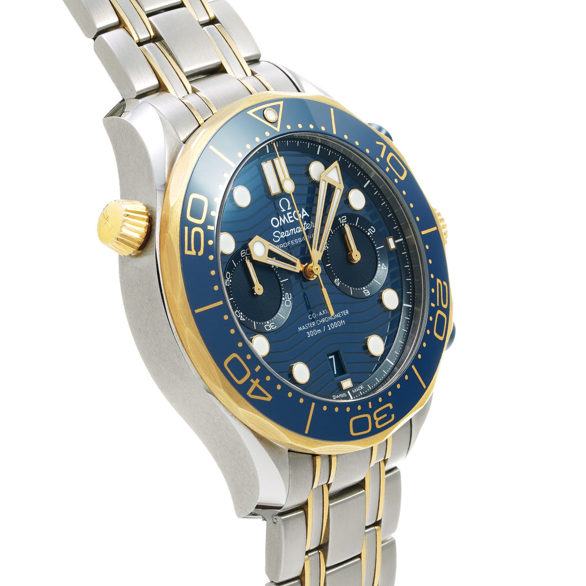 Seamaster Diver 300 Co-Axial Master Chronometer Chronograph 210.20.44.51.03.001 Blue OMEGA Mens [Pre-Owned]