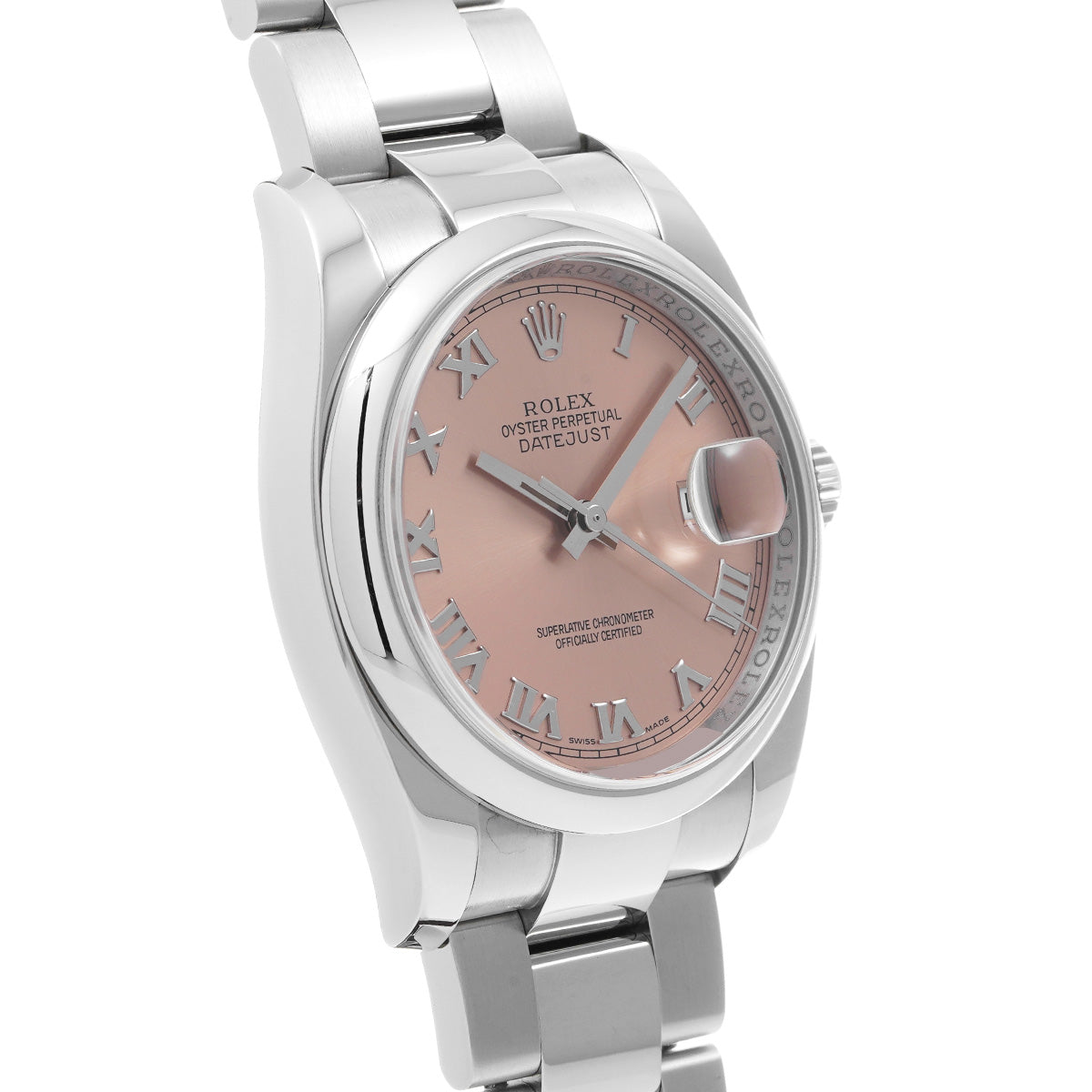 DATE JUST 116200 D (manufactured circa 2006) Pink ROLEX Men's [Pre-Owned].