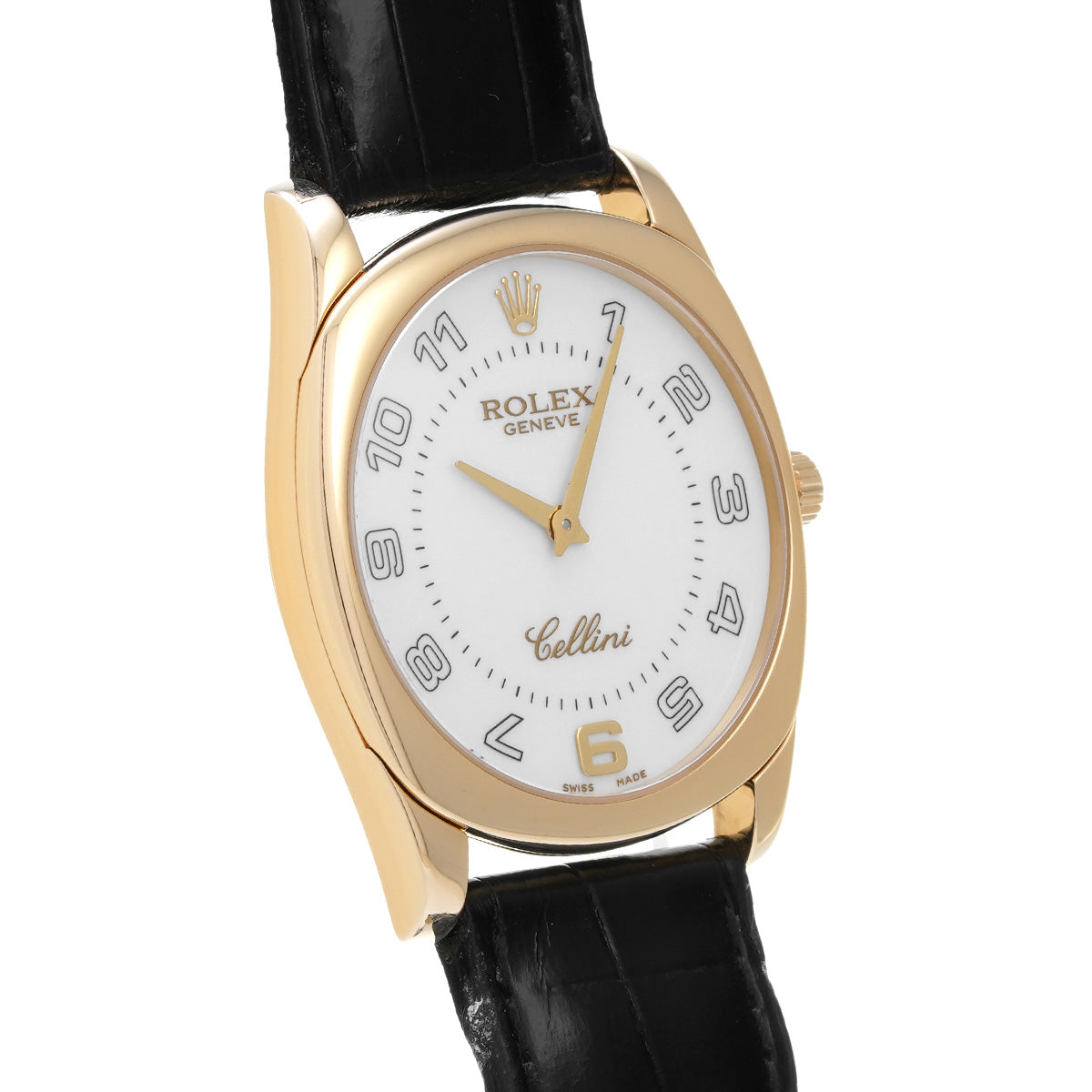 Cellini Danaos 4233/8 K (manufactured circa 2001) White ROLEX Men's [Pre-Owned].