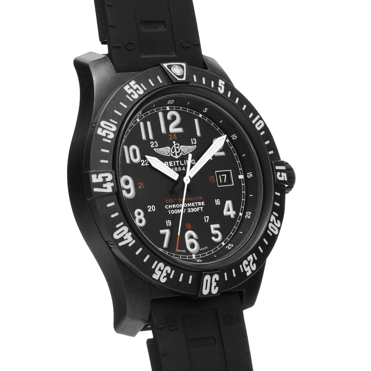 Colt Skyracer X74320E4/BF87 Black BREITLING Men's [Pre-Owned].