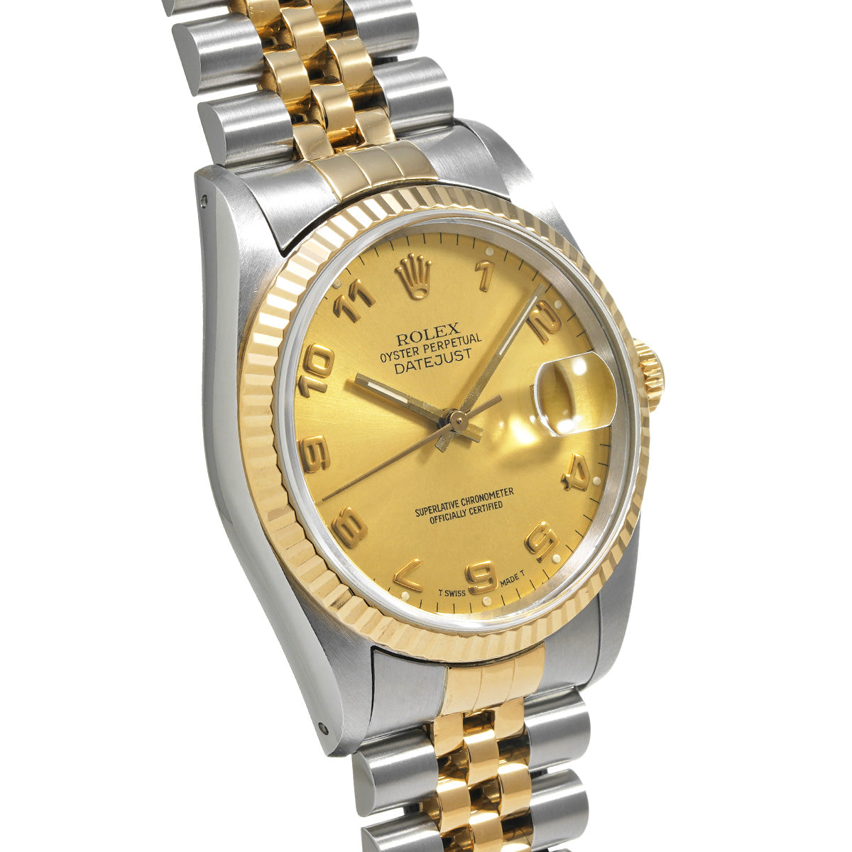 Datejust 16233 X (manufactured circa 1993) Champagne ROLEX Men's [Pre-Owned].