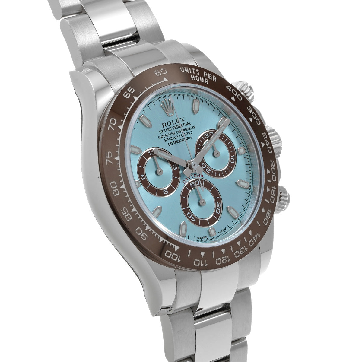 Cosmograph Daytona 116506 Random Serial Ice Blue/Chestnut Brown ROLEX Men's [Pre-Owned].