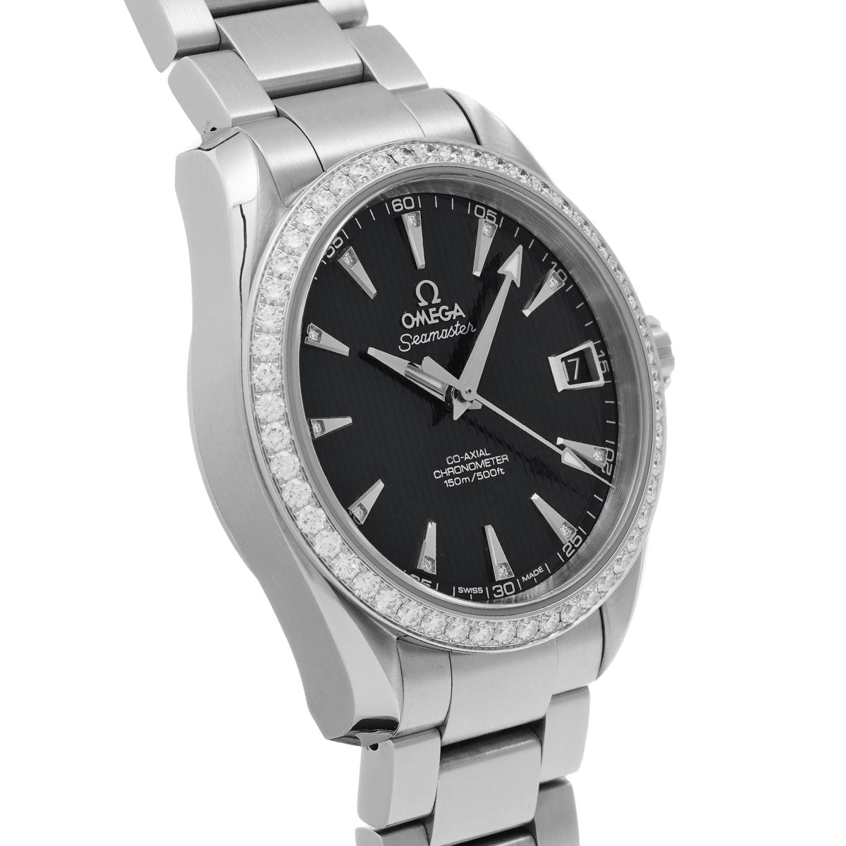 Seamaster Aqua Terra 150M 231.15.39.21.51.001 Black/Diamond OMEGA Ladies [Pre-owned]