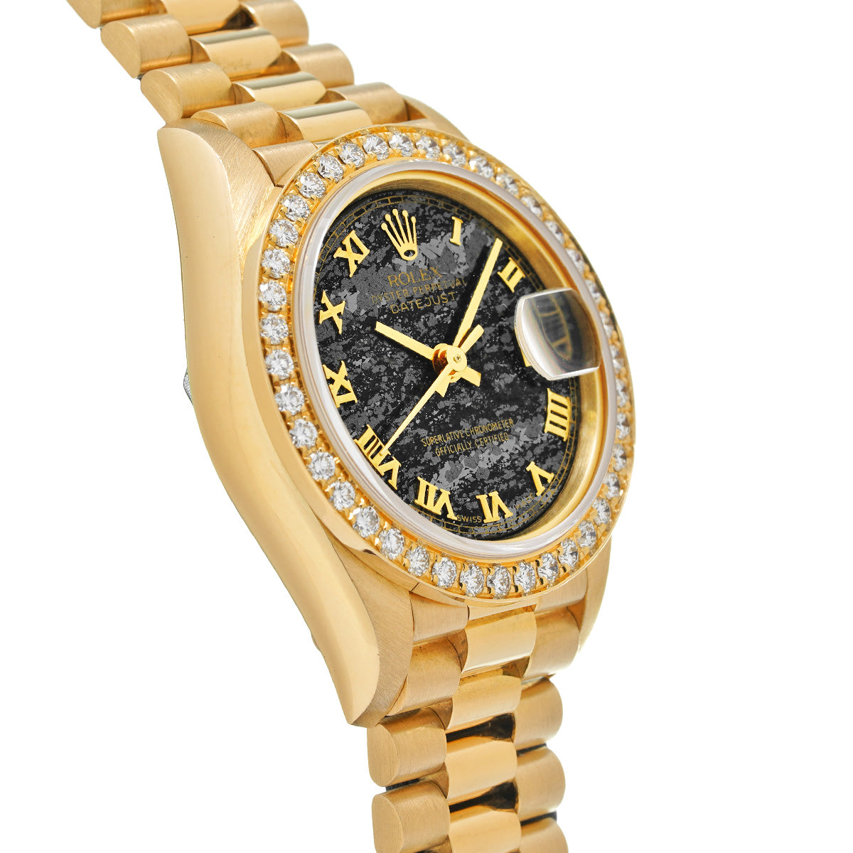 DATE JUST 69138 E (manufactured circa 1991) Ferrite Stone ROLEX Ladies [Pre-Owned].