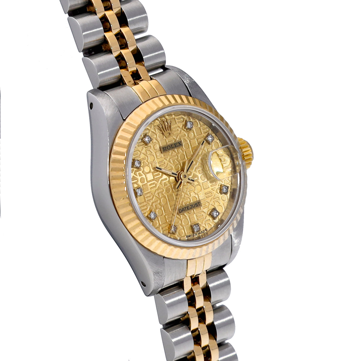 69173G Datejust R (manufactured circa 1987) Champagne Computer/Diamond ROLEX Ladies [Pre-Owned].