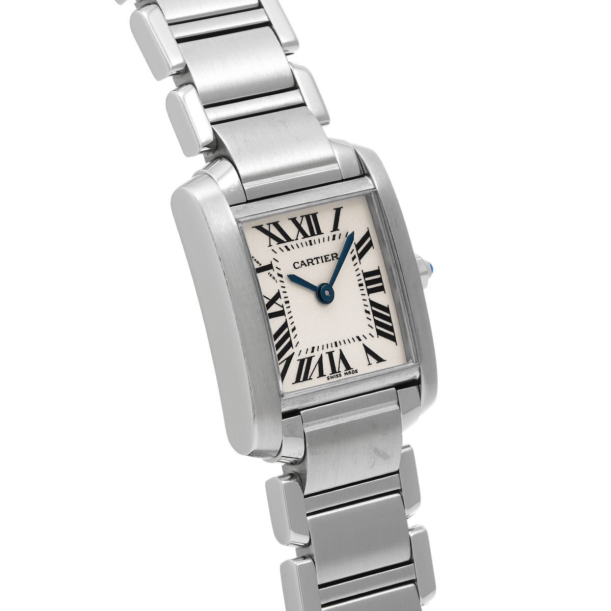 Tank Francaise SM W51008Q3 Silver CARTIER Ladies [Pre-owned]