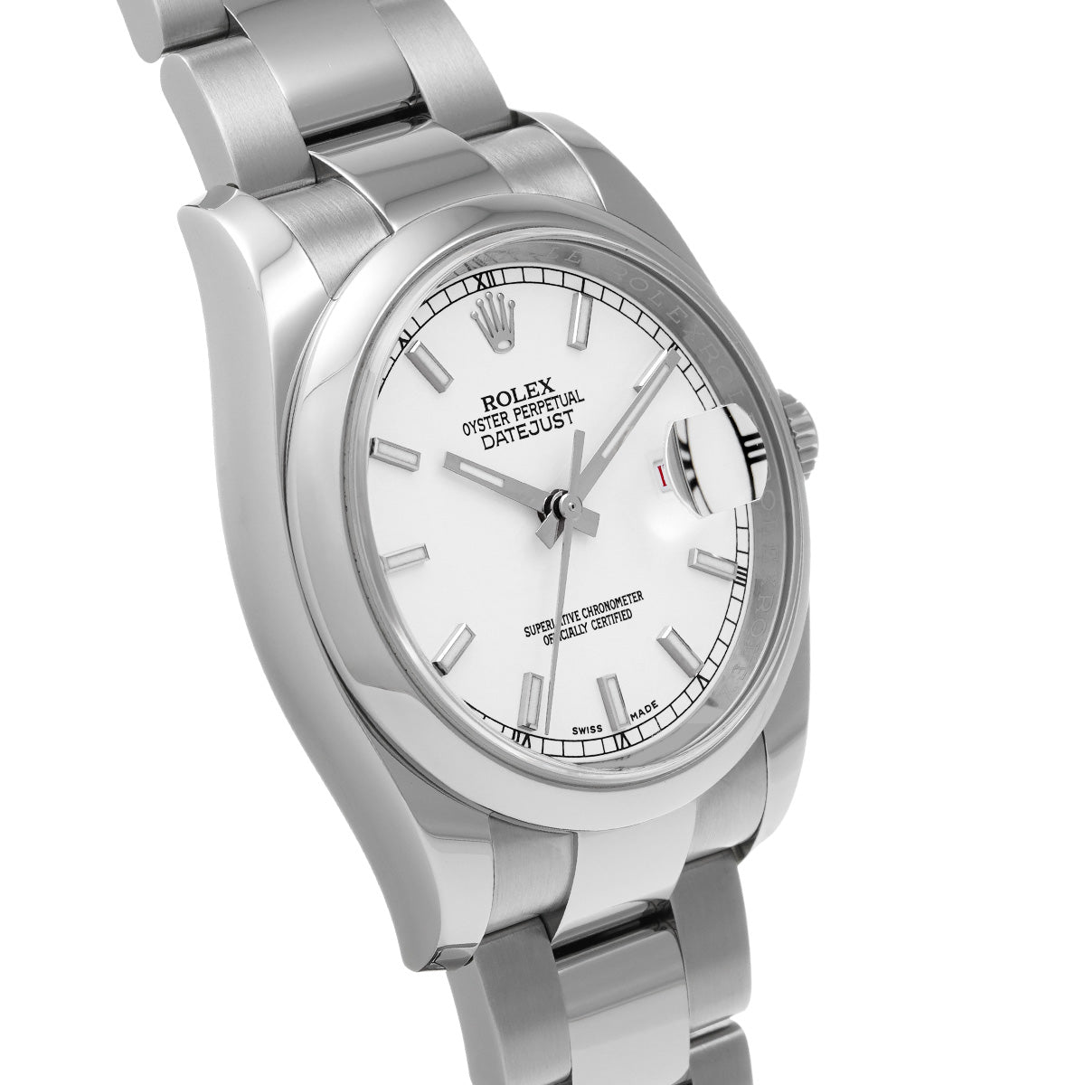 DATE JUST 116200 Random Serial White ROLEX Men's [Pre-owned].