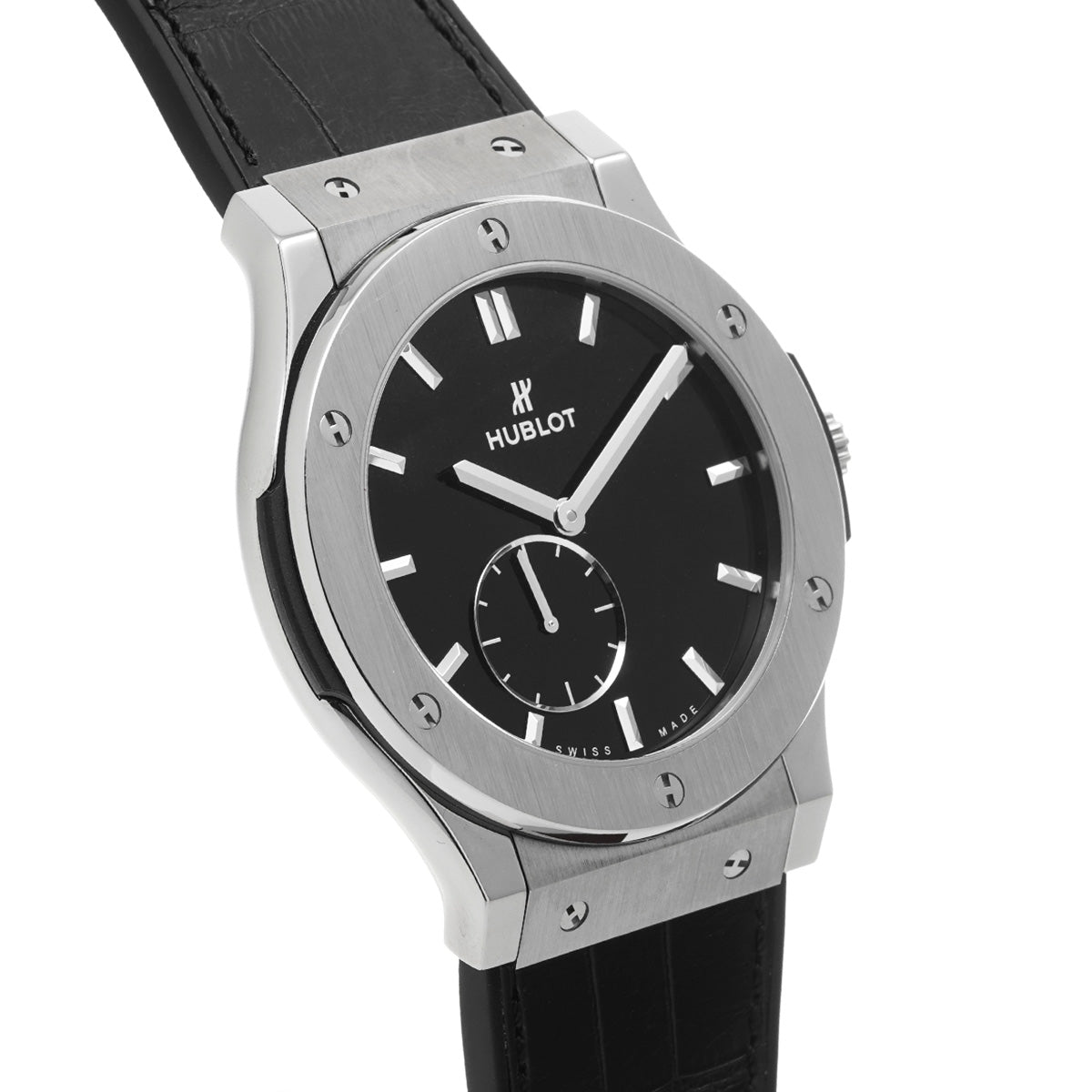 Classic Fusion Classique Classique Ultrasyn Titanium 515.NX.1270.LR Black HUBLOT Men's [Pre-Owned].