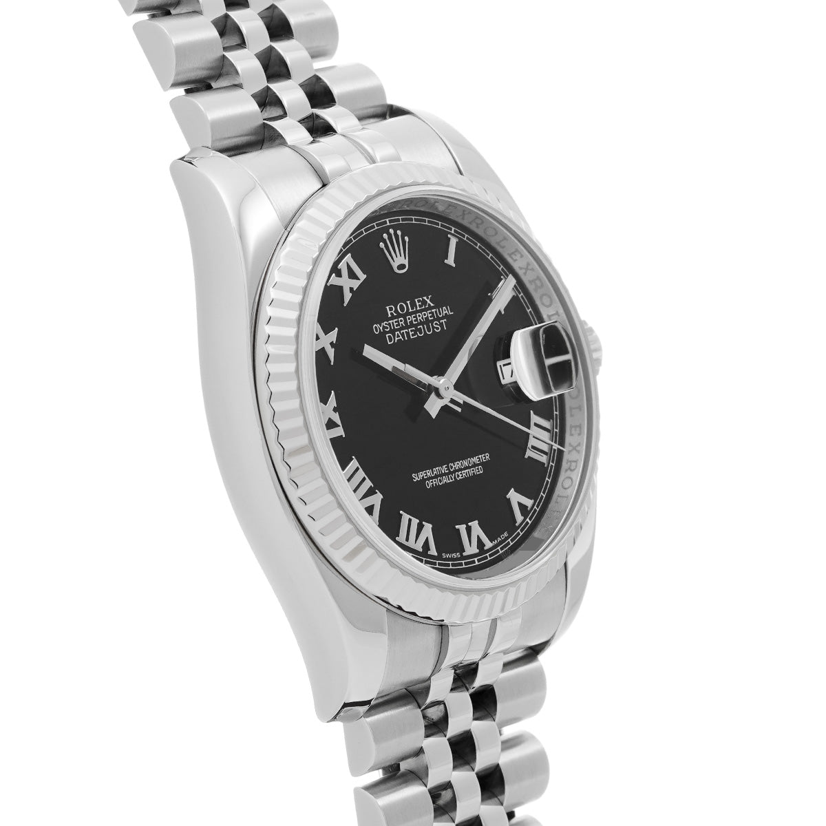DATE JUST 116234 Random Serial Black ROLEX Men's [Pre-owned].