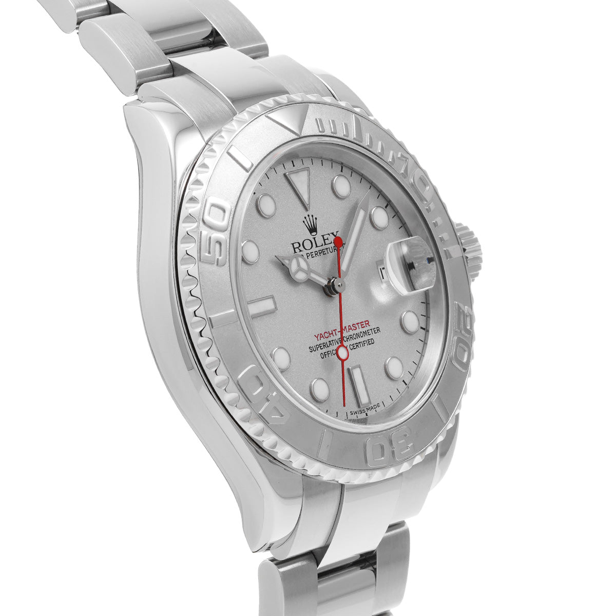 Yacht-Master Rhodium 16622 F (manufactured circa 2004) Gray ROLEX Men's [Pre-Owned].