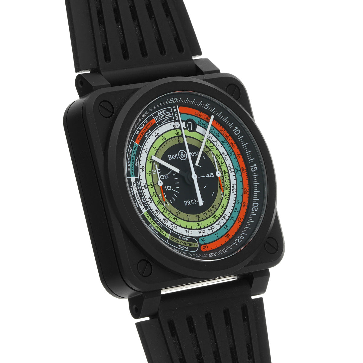 BR 03-92 Diver World Limited Edition 500 pieces BR0394-SW-CE/SRB Black Bell &amp; Ross Men's [Pre-Owned].