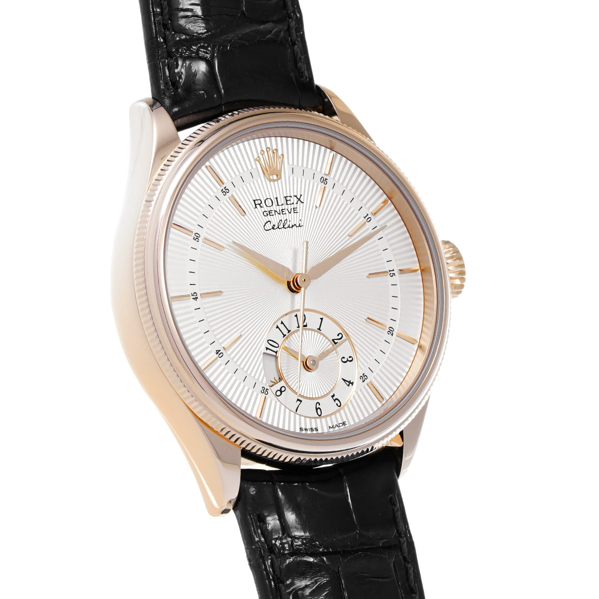 Cellini Dual Time 50525 Random Serial Silver ROLEX Men's [Pre-Owned].