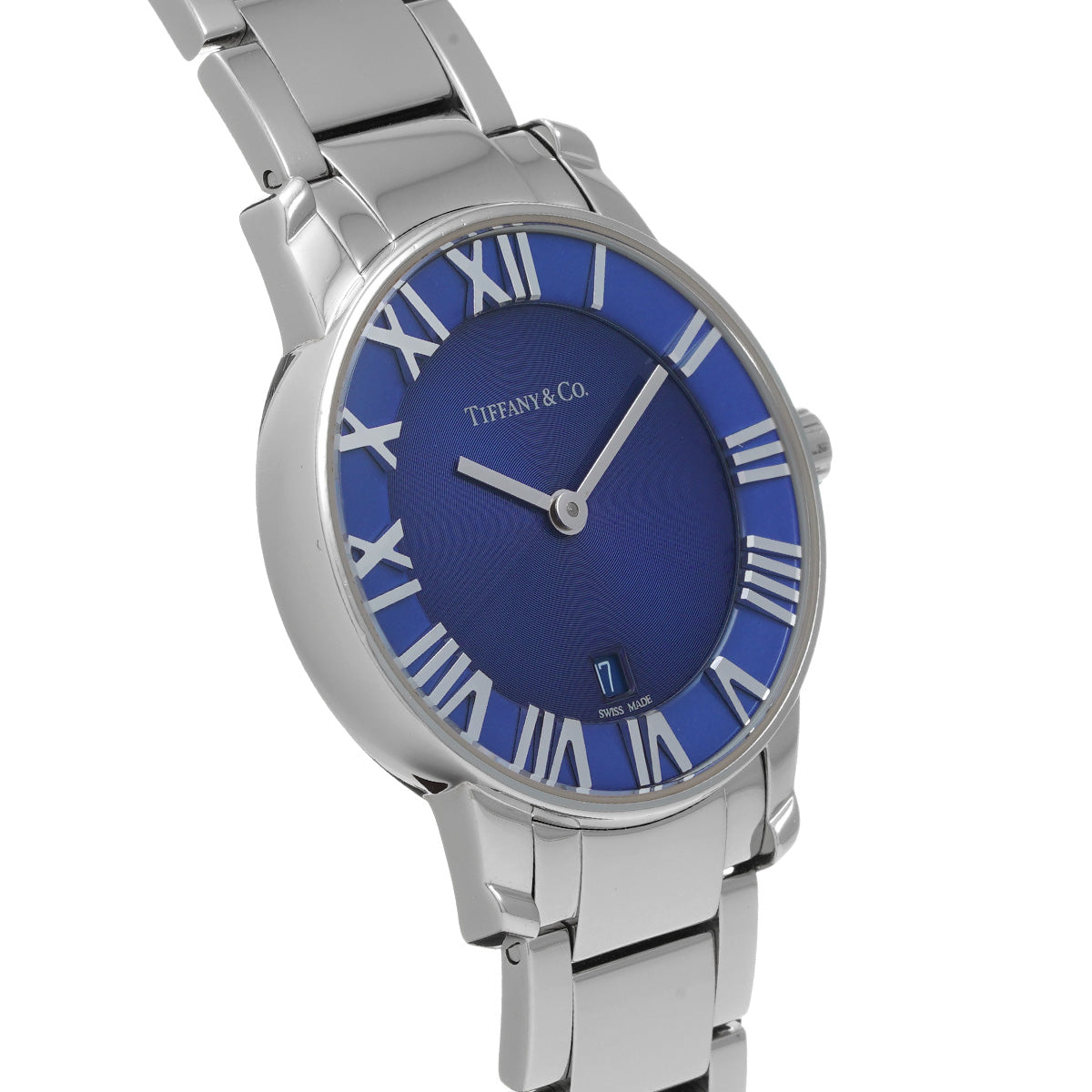 Atlas Dome 32777619 Blue TIFFANY &amp; Co. men's [pre-owned].