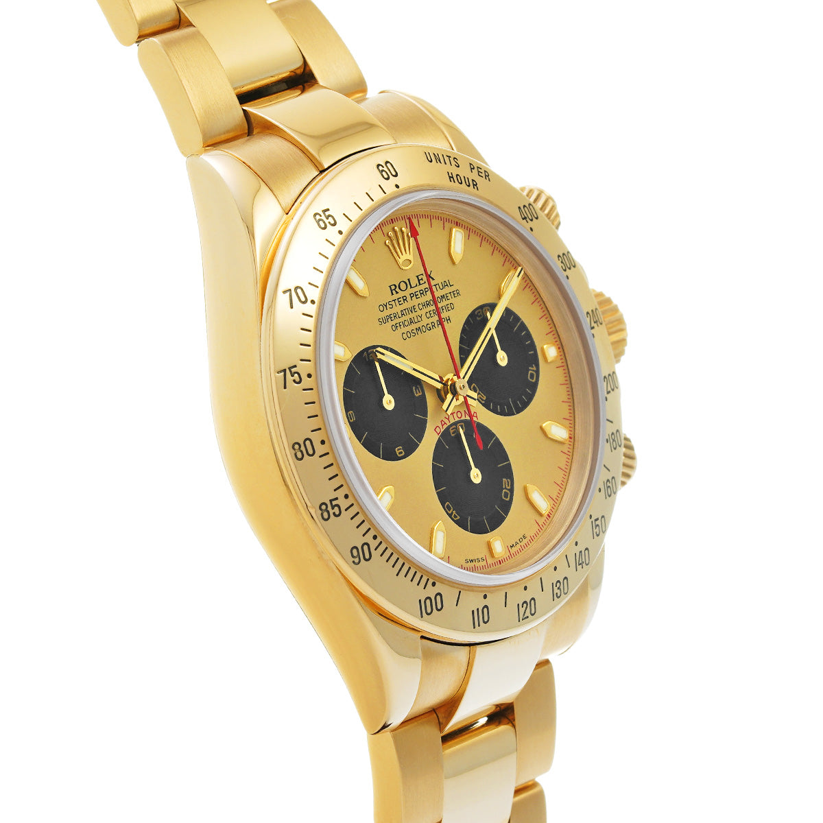 Cosmograph Daytona 116528 K (made around 2002) Champagne/Black ROLEX Men's [Pre-Owned].