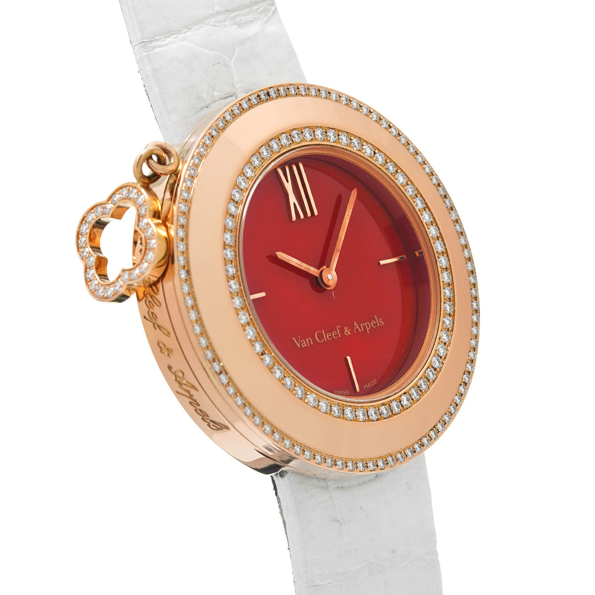 Charm Carnelian 32mm VCARO44K00 Red Van Cleef &amp; Arpels Ladies [Pre-owned].