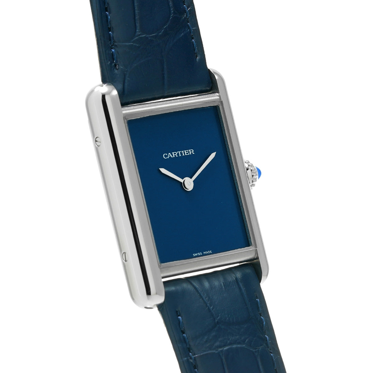 Tank Must LM WSTA0055 Blue Lacquer CARTIER Men's [Pre-Owned].