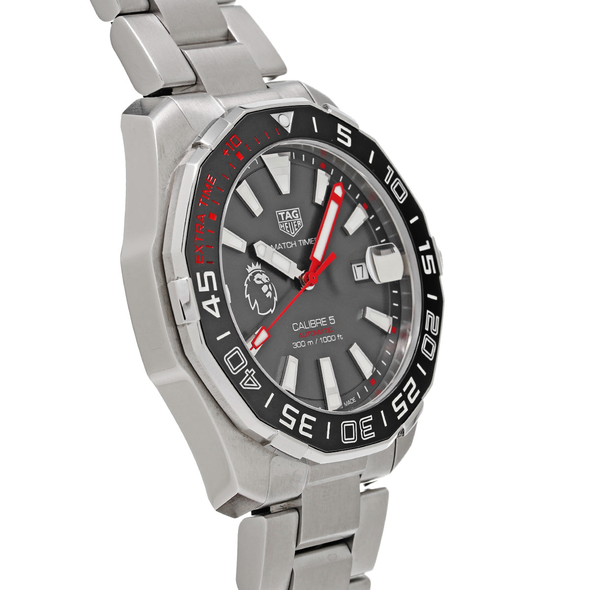 Aquaracer Calibre 5 Premier League Edition WAY201D.BA0927 Charcoal Gray TAG HEUER Mens [Pre-Owned]