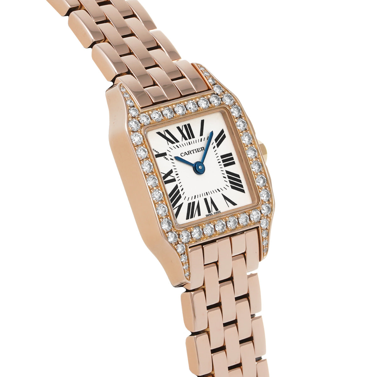 Santos Demoiselle WF9008Z8 Ivory CARTIER Ladies [Pre-owned]