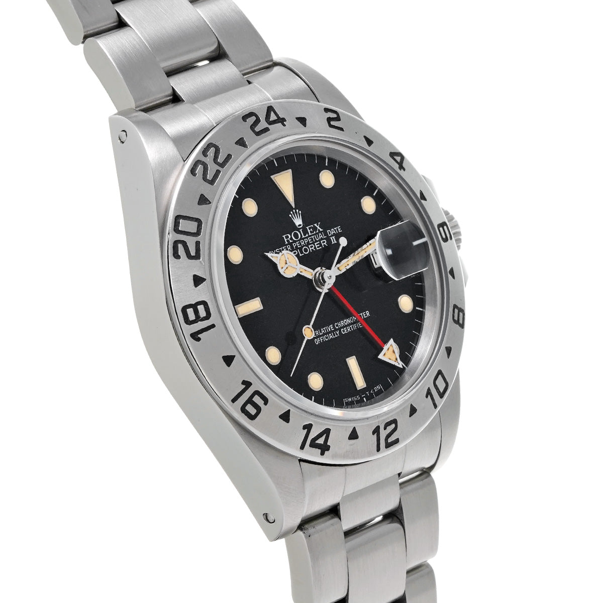 Explorer II 16550 84th (manufactured circa 1984) Black ROLEX Men's [Pre-Owned].