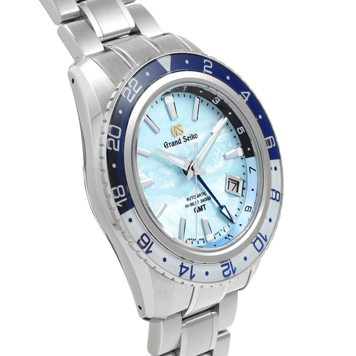 Sports Collection Mechanical High Beat 36000 GMT Caliber 9S 25th SBGJ275 Blue Grand Seiko Men's [Pre-Owned].