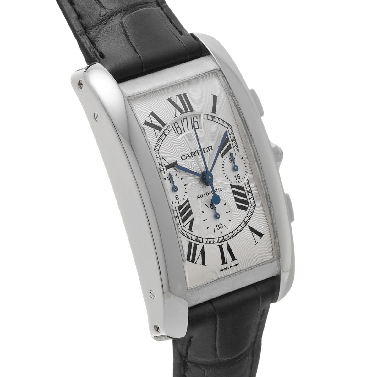 Tank American Chronograph XL W2610651 Silver CARTIER Men's [Pre-Owned].