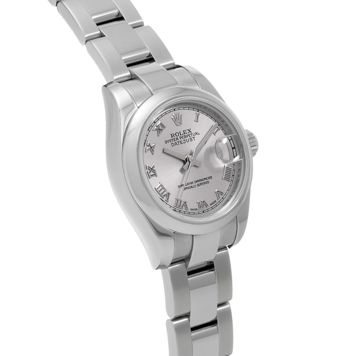 DATE JUST 179160 Z (made around 2006) Silver ROLEX Ladies [Pre-Owned].