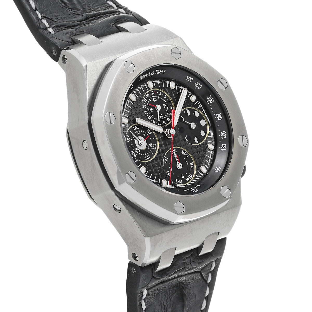 Royal Oak Offshore Chronograph Perpetual Calendar 26209TI.OO.D101CR.01 Black AUDEMARS PIGUET Men's [Pre-Owned].