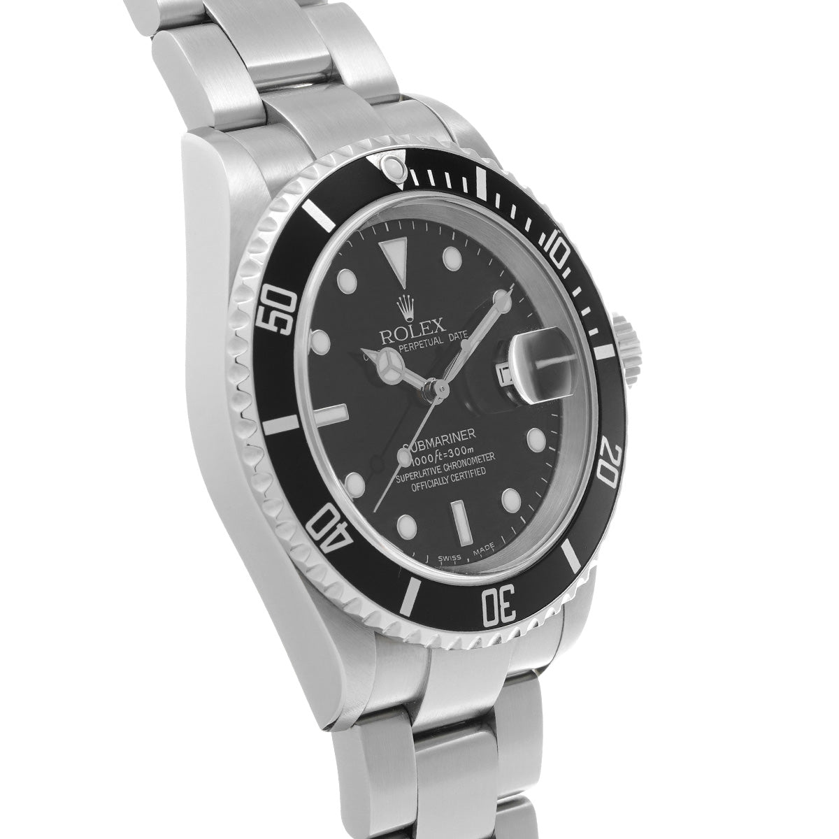 Submariner Date RCPO 16610 F No. (manufactured circa 2004) Black ROLEX Men's [Pre-Owned].