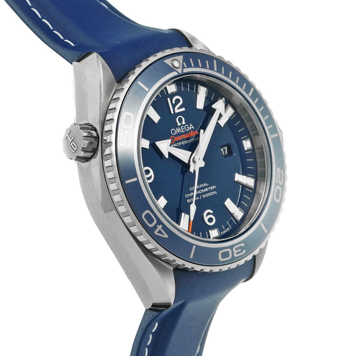 Seamaster Planet Ocean 600 Co-Axial 232.92.38.20.03.001 Blue OMEGA Unisex [Pre-owned]