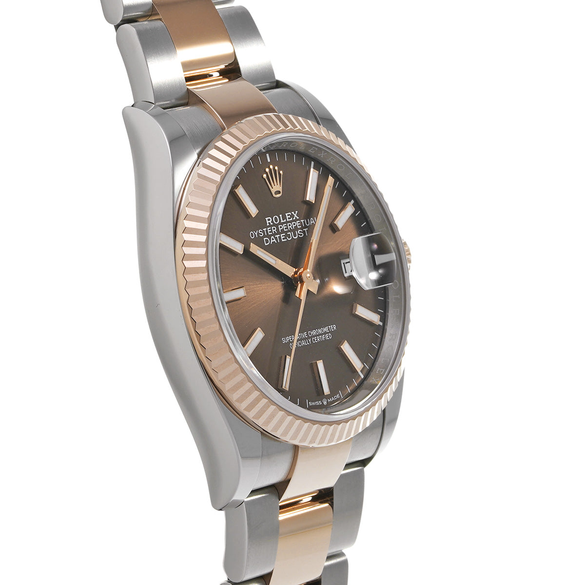 DATE JUST 36 126231 Random Serial Chocolate ROLEX Men's [Pre-Owned].