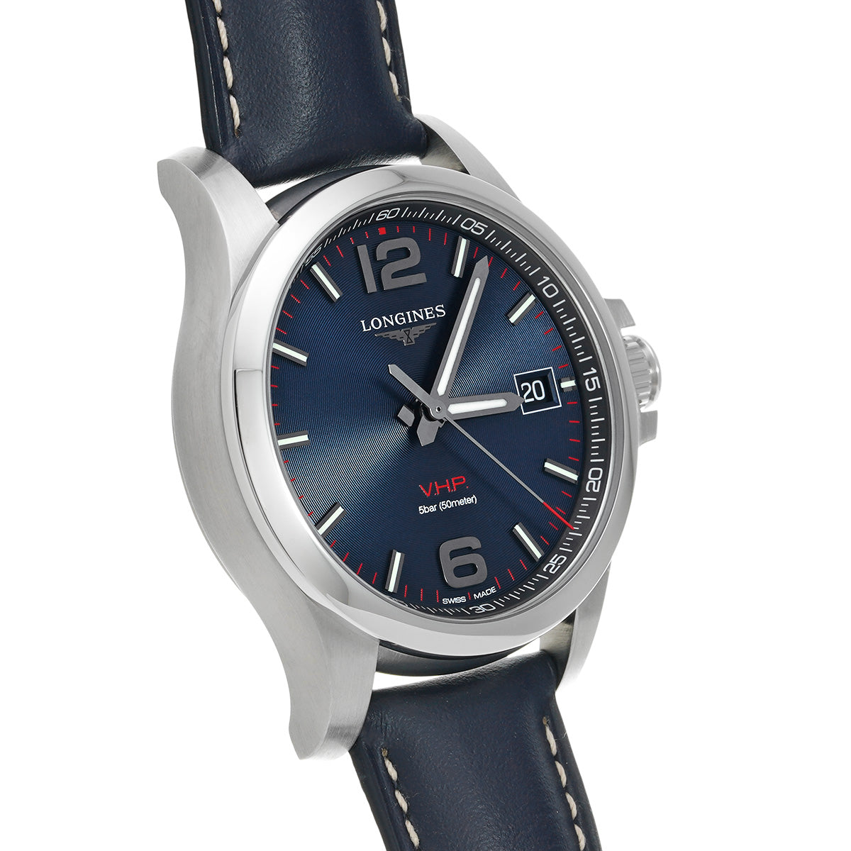 Conquest V.H.P L3.716.4.96.0 Blue LONGINES Men's [Pre-Owned].