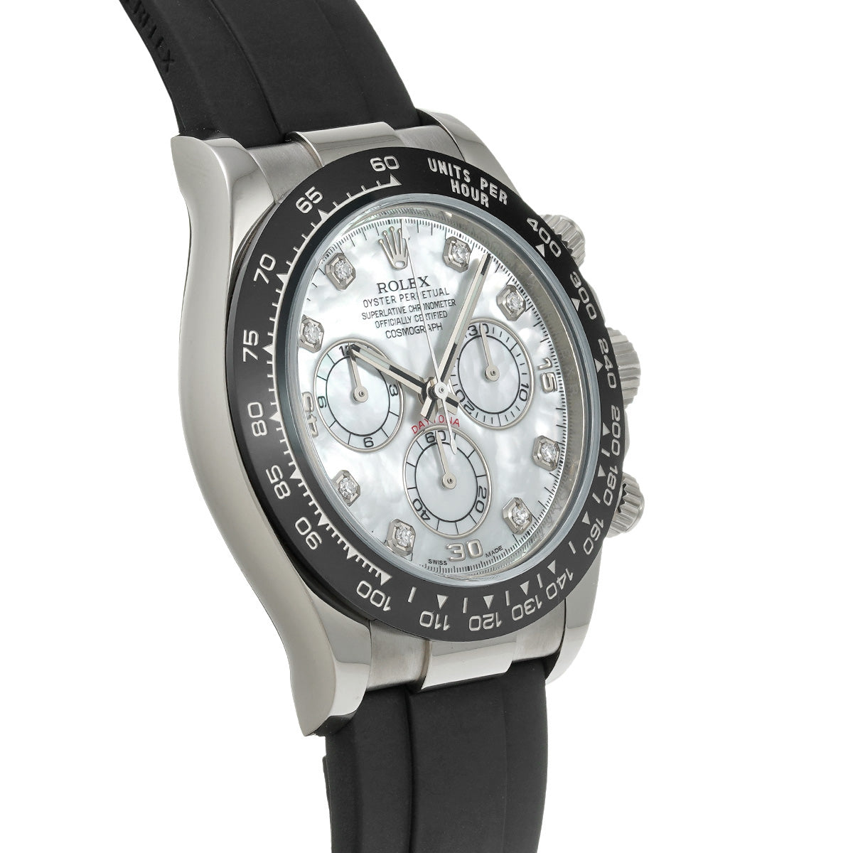 Cosmograph Daytona 116519LNNG Random Serial White MOP/Diamond ROLEX Men's [Pre-Owned].