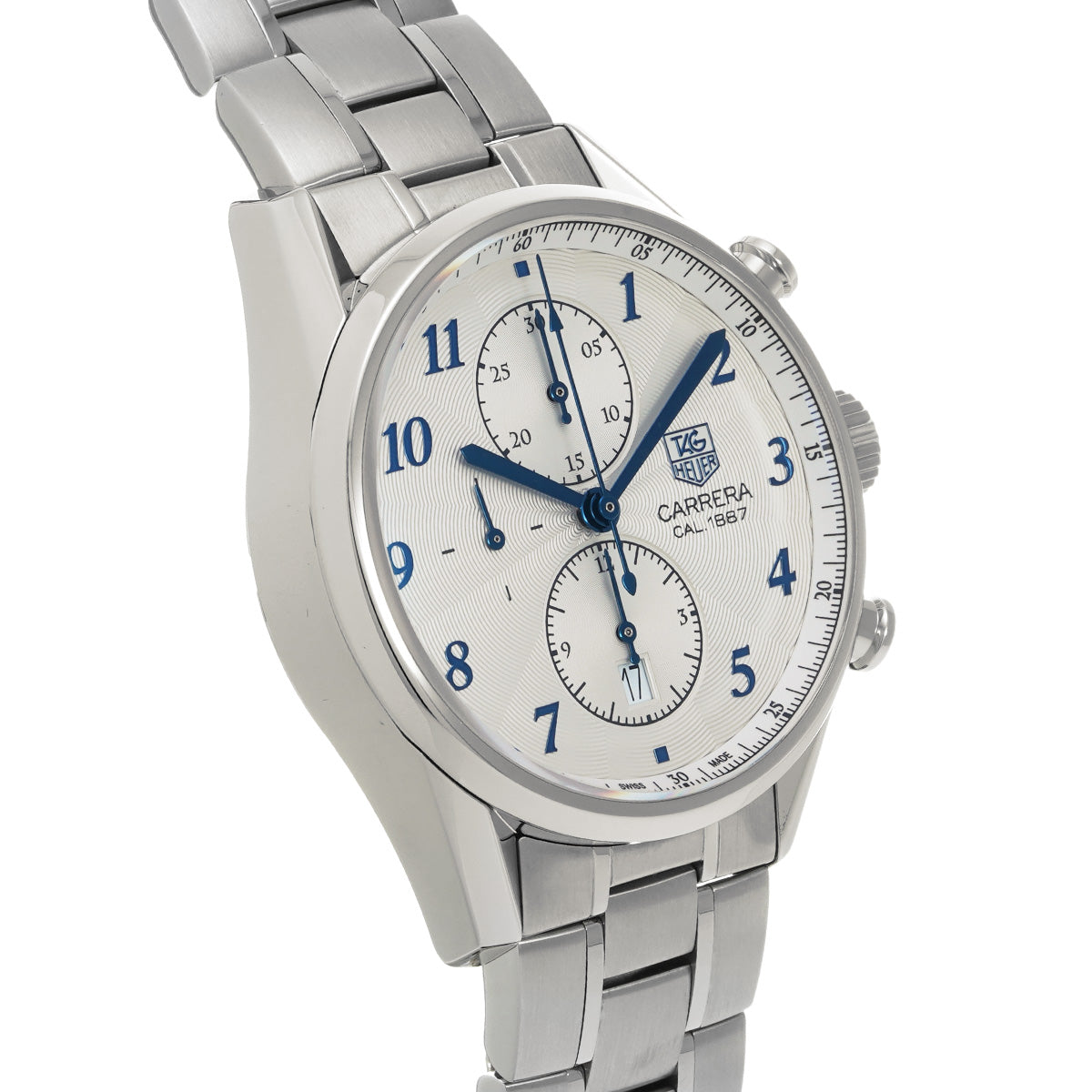 CARRERA Heritage Chronograph Calibre 1887 CAR2114.FC6292 Silver TAG HEUER Men's [Pre-Owned].